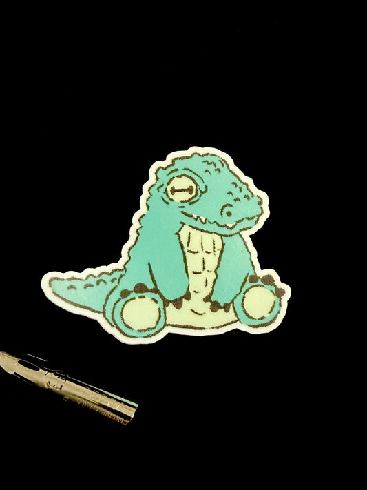 Candy Apple Comics Content Crocodile Sticker