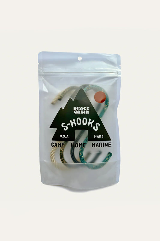 Peace Cabin Utility S-Hooks 4 Pack Mixed Neutrals